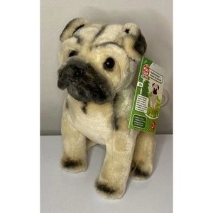 Playtive Junior Stuffed Animal Pug Plush Dog 11 Inches